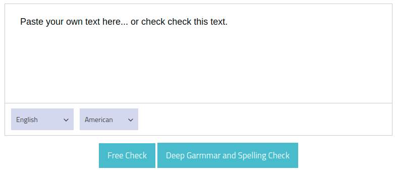 Grammar Checker