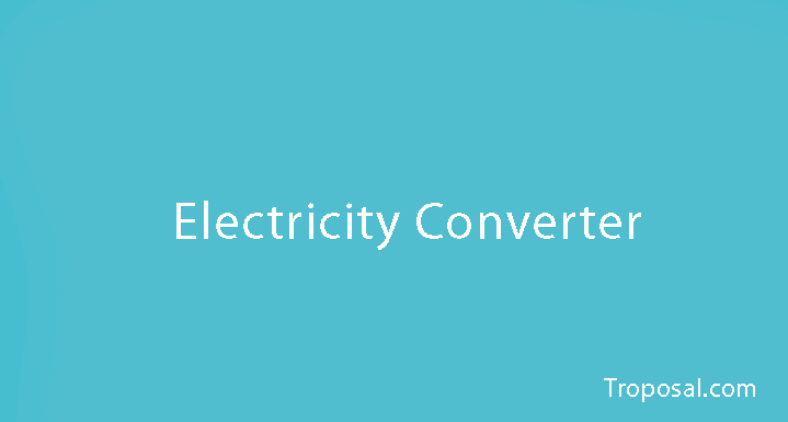 Electricity Converter
