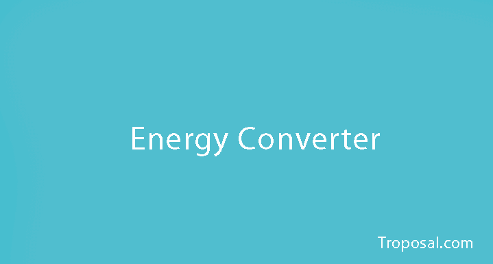 Energy converter