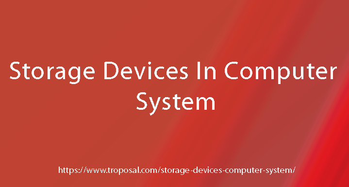 Storage Devices in Computer System