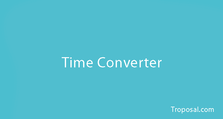 Time Converter