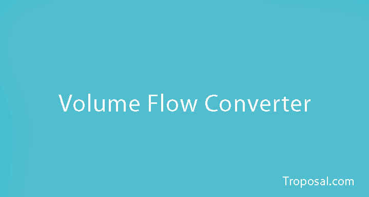 Volume Flow Converter