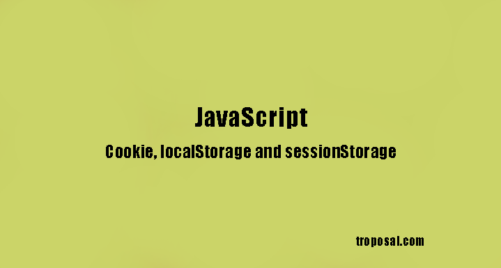JavaScript Web Storage